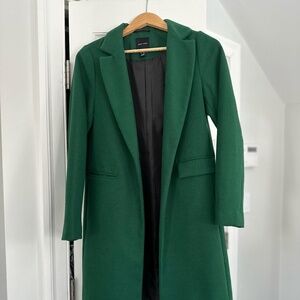 Wool Button Top Coat